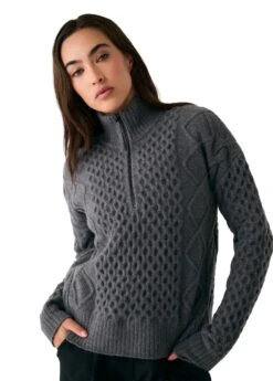 Camila 1/2 Zip Sweater -LOLE OUTLET AMZ LSW4644 G646 1