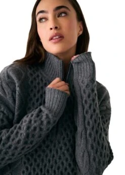 Camila 1/2 Zip Sweater -LOLE OUTLET AMZ LSW4644 G646 4