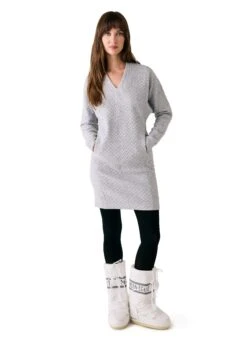 Clover 2 V-Neck Dress 32 Clover 2 V-Neck Dress -LOLE OUTLET AMZ LSW4657 G178 1