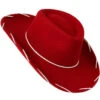SADDLE UP COWGIRL HALLOWEEN RED HAT