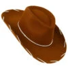 SADDLE UP COWGIRL HALLOWEEN BROWN HAT