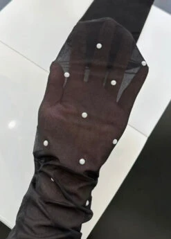 BLACK PEARL PANTYHOSE STOCKINGS -LOLE OUTLET IMG 2147