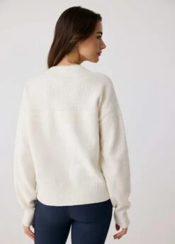 Camille V-Neck Sweater -LOLE OUTLET LSW4531 W445 4