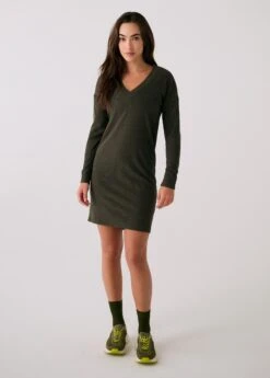 Traverse V-Neck Dress -LOLE OUTLET LSW4676 V841 1