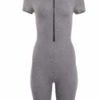 ZIP ME UP GRAY BIKER ROMPER -LOLE OUTLET ScreenShot2020 05 08at12.56.50PM
