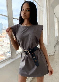 TOO CHIC FOR YOU MUSCLE DRESS