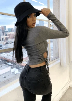 MY SCHEDULE IS CLEAR KNIT TOP