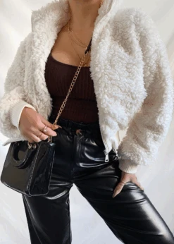 FLUFF YEAH SHERPA BOMBER JACKET -LOLE OUTLET ScreenShot2021 01 14at11.44.10PM