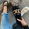 LAVISH LIFESTYLE BLACK SANDAL