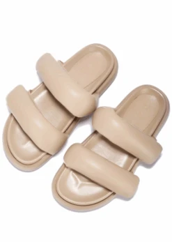 MISS PUFF TWO STRAP NUDE SANDAL