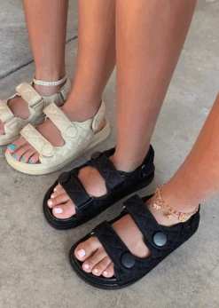 SOL Y LUNA BLACK DAD SANDAL -LOLE OUTLET ScreenShot2021 05 17at3.14.17PM