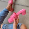 HEARTBREAKER PINK JELLY MULE SANDAL -LOLE OUTLET ScreenShot2021 06 16at12.35.13PM