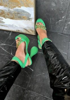 TIME FOR A TOAST GREEN PLATFORM HEEL -LOLE OUTLET ScreenShot2021 11 08at7.36.51PM