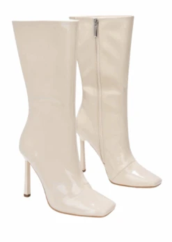 STEAL THE NIGHT OFF WHITE PATENT BOOT -LOLE OUTLET ScreenShot2021 12 02at12.21.25AM