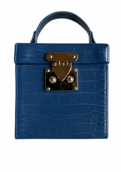 TOP PICK NAVY BOX BAG